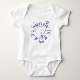 Smakelijke Retro Porky Pig Romper