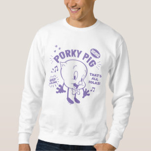 Smakelijke Retro Porky Pig Trui