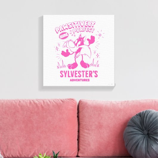 Smakelijke Retro SYLVESTER™ Canvas Afdruk (Insitu (Woonkamer))