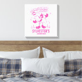 Smakelijke Retro SYLVESTER™ Canvas Afdruk (Insitu (Slaapkamer))