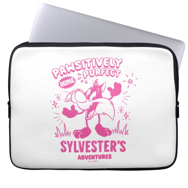 Smakelijke Retro SYLVESTER™ Laptop Sleeve (Voorkant)