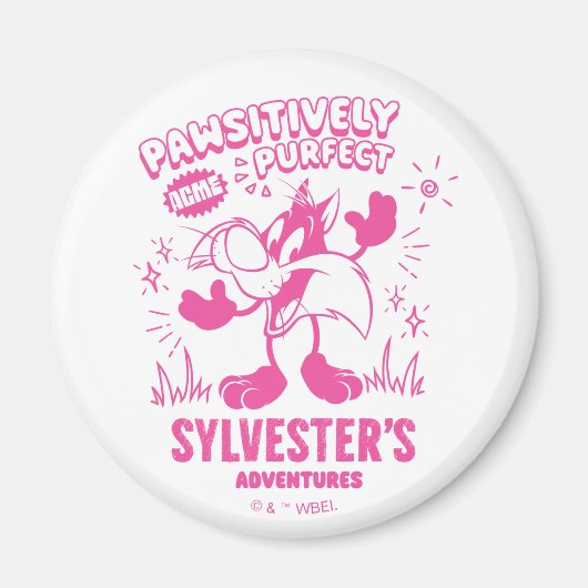 Smakelijke Retro SYLVESTER™ Magneet (Voorkant)