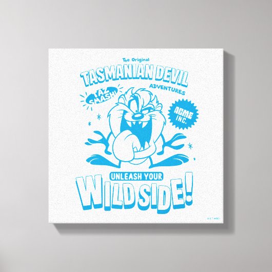 Smakelijke Retro TAZ™ Canvas Afdruk (Voorkant)