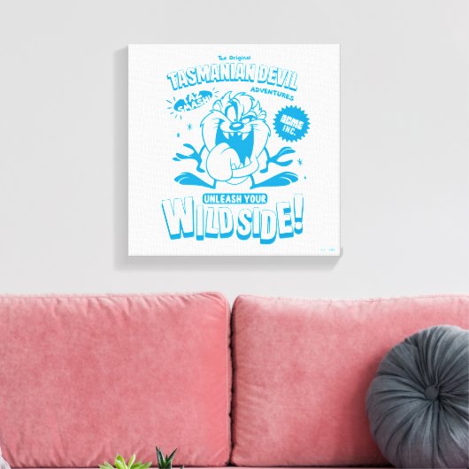 Smakelijke Retro TAZ™ Canvas Afdruk (Insitu (Woonkamer))