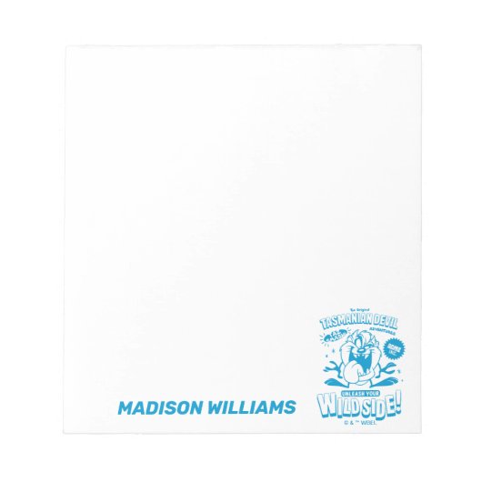 Smakelijke Retro TAZ™ Notitieblok (Voorkant)