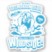 Smakelijke Retro TAZ™ Sticker (Voorkant)