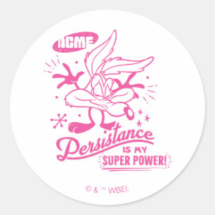 Smakelijke Retro WILE E. COYOTE™ Ronde Sticker