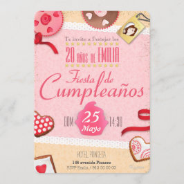 Smaken in feestelijke fantasie tekening (personali kaart