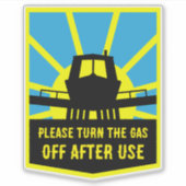 Smalbootstickers en -borden sticker (Voorkant)