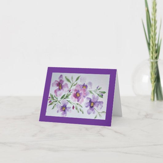 Small, 4" x 5.6" Folded Note Card Notitiekaartje (Voorkant)