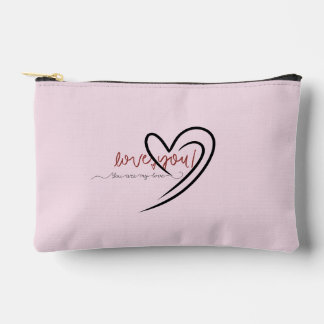 Small Accessory Pouch Zipper Bag  Etui