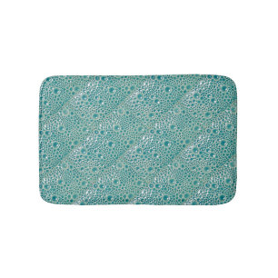Small Bathmat met turkooise Bubbles Badmat