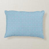 Small blue squares. accent kussen (Achterkant)