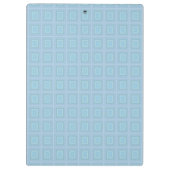 Small blue squares. klembord (Achterkant)