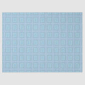 Small blue squares. tissuepapier (Voorkant)