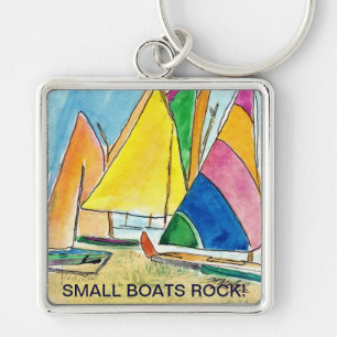 Small Boats Rock-Sailboat Sleutelhanger