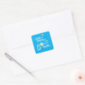 Small Business Bloom Hartelijk dank Vierkante Sticker (Envelop)