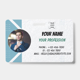 Small Business Employee ID Card Badge