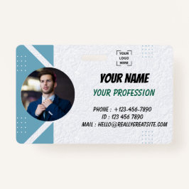 Small Business Employee ID Card Badge