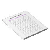 Small Business Expense Tracker Planner-Notitieblok Notitieblok (Schuin)