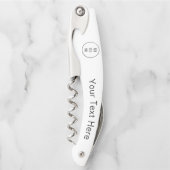 Small Business Logo + Tekst Kurkentrekker (Voorkant)