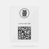 Small Business QR Code Social Media Menu Personnal (Recto)