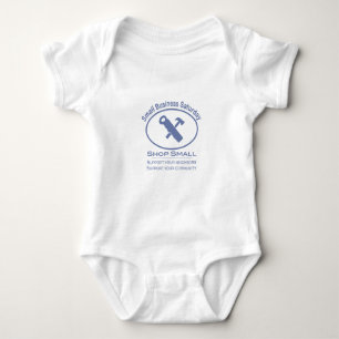 Small Business Saturday - Hardware blauw Romper