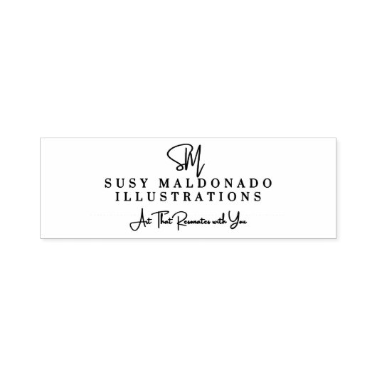 Small Business Self Inking Rubber Stamp Zelfinktende Stempel (Design)