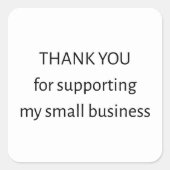 Small Business Thank You Sticker | Minimal | Packa (Devant)