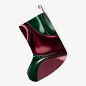 Small Christmas stocking in stylish graphic Kleine Kerstsok (Achterkant (Hangend))
