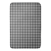 Small Classic Gingham Check Pset Patroon Black Badmat (Voorkant Verticaal)
