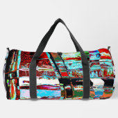 Small Duffel Bag – Collapse Reflection Abstract  Plunjezak (Achterkant)