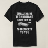 Small Engine Mechanic T-shirt (Design voorkant)