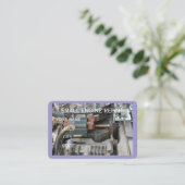 Small Engine Repair Business Card Visitekaartje (Staand voorkant)
