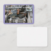 Small Engine Repair Business Card Visitekaartje (Voorkant / Achterkant)