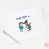 Small Fries HQ Danny en Delores Sticker Ronde (Envelop)