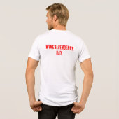 Small Front Logo "WD" on back Tri-Blend Shirt (Achterkant volledig)