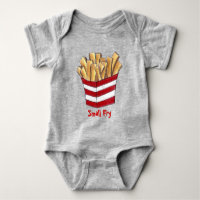Small Fry Fast Junk Food French Fries Fudie