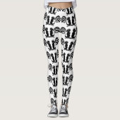 Small Funny Roosters Jaar 2017 Leggings (Voorkant)