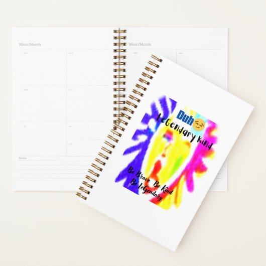 Small Gold Spiral DUH 😏Planner – Organiseer moedi Planner (Display)
