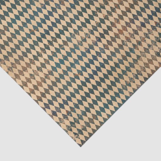 Small Harlequin Diamond Pattern Tissuepapier (Detail)