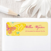 SMALL LABEL SEALS :: butterflies 6 (Insitu)