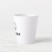 Small Latte Mok - 12 oz (Voorkant)