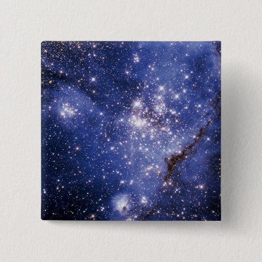Small Magellanic Cloud Vierkante Button 5,1 Cm (Voorkant)