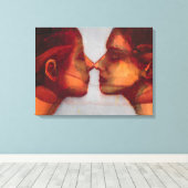 Small Mirror Twin 2003-07 Canvas Afdruk (Insitu (Houten vloer))