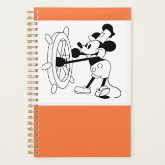 Small Planner sinaasappel met Steamboat Willie ont