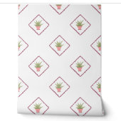 Small print aloe kitchen behang (Afrollen)