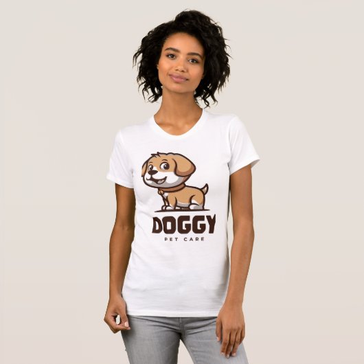 Small Pup, Big Heart T-shirt (Voorkant volledig)