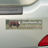 Small Ranch Life Bumpersticker (Op auto)
