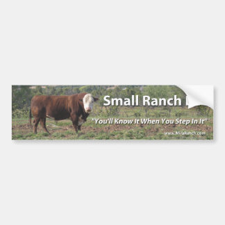 Small Ranch Life Bumpersticker